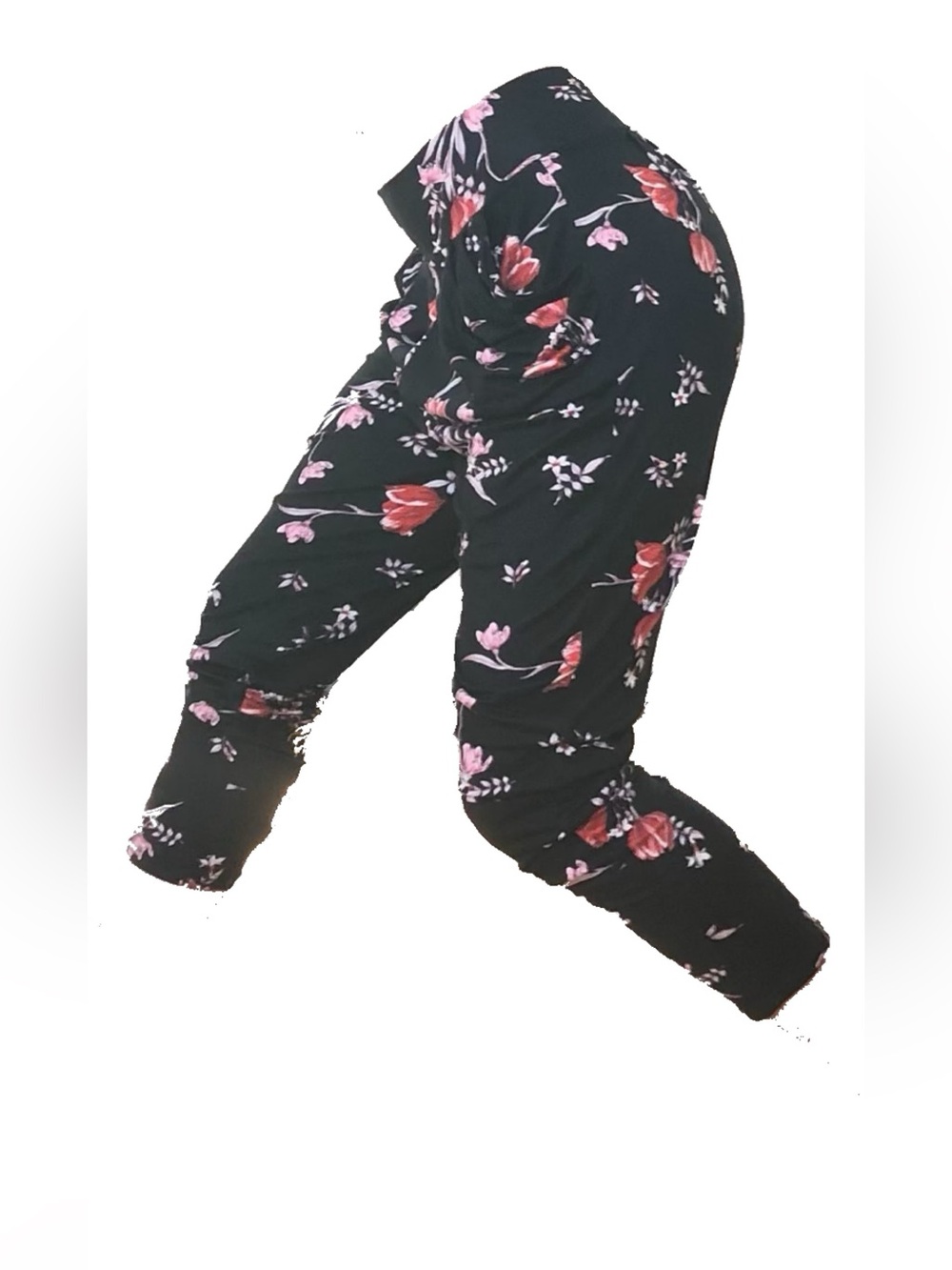 Finding Your Freestyle Black Floral Jogger